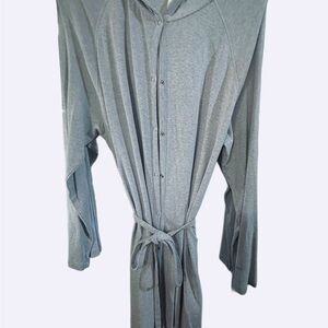 Gap Body Ladies Blue Hooded Robe